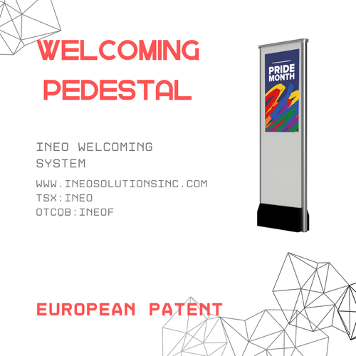 INEO GRANTED PATENT PROTECTING THE INEO WELCOMING SYSTEM’S TECHNOLOGY IN EUROPE